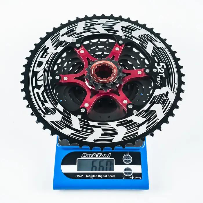 Cassette VTT légère Alpha 11s ZRACE 11-46T 50T 52T noir - Roue libre 11 vitesses vélo montagne