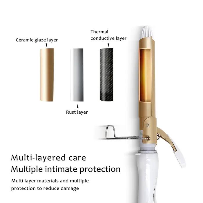 Outils professionnels pour cheveux fer à friser en céramique Triple baril coiffeur cheveux Waver out