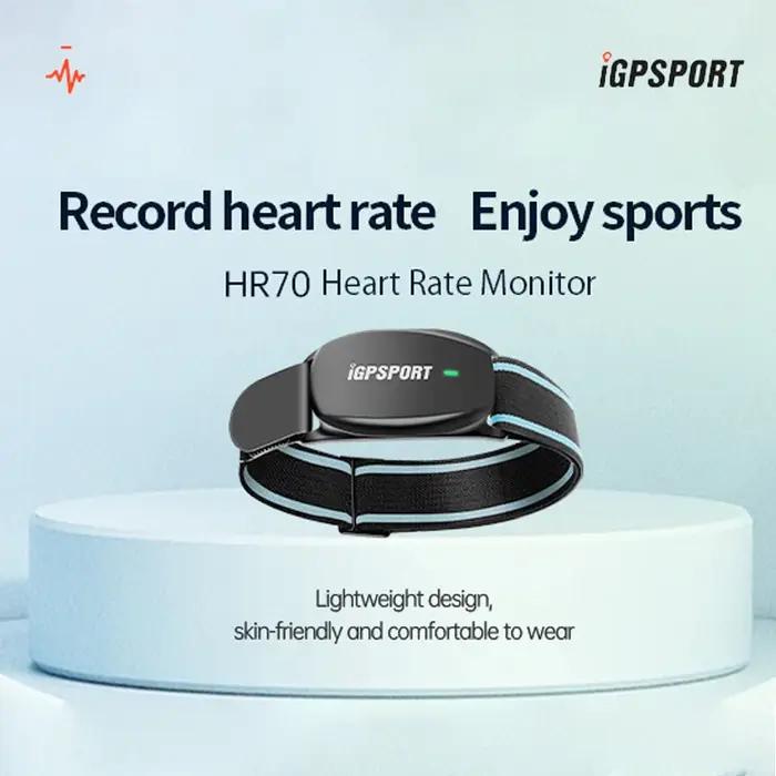 IGPSPORT-Moniteur de fréquence cardiaque pour bras, prend en charge le cyclisme, ANT +, HR70, Bryton