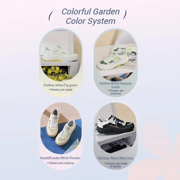 Chaussures de course printemps respirantes anti-dérapantes femmes baskets 361 degrés semelles épaisses confortables polyvalentes