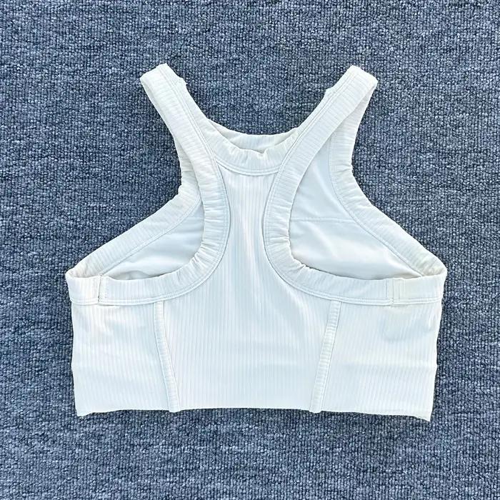 Femmes Yoga soutien-gorge débardeurs pour Fitness sensation nue Sport soutien-gorge côtelé gilet de