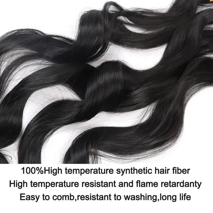 Extensions de cheveux tressés en spirale pour femmes, boucles françaises, cheveux synthétiques pré-é