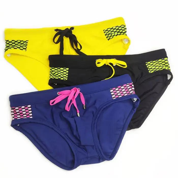 Slip de bain pour hommes Sexy natation court été Sport nautique pantalons de plage marque maillot de