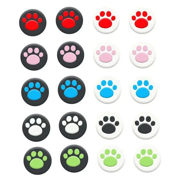 Patte de chat pouce bâton poignée capuchon Joystick housse pour Sony PS5 PS4 PS3 mince Xbox 360/une