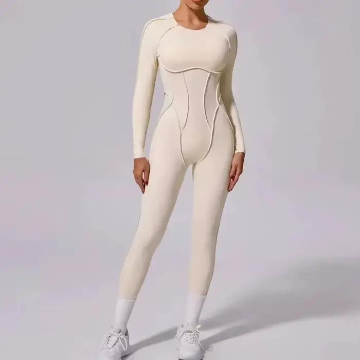 Kit de body de sport à haute élasticité pour femmes, combinaison de Yoga, Fitness, dos ouvert, levag