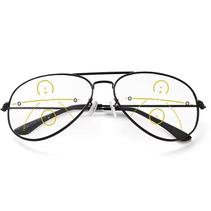 Lunettes de lecture multifocales progressives photochromiques intelligentes pour hommes, lunettes de