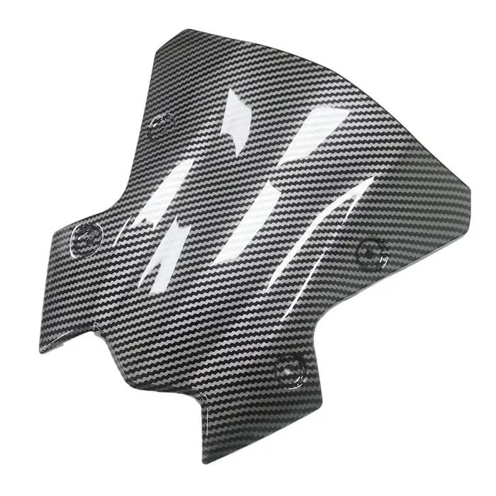 Protecteurs de pare-brise de moto en fibre de carbone, aspect noir, accessoires pour Kawasaki Z900,