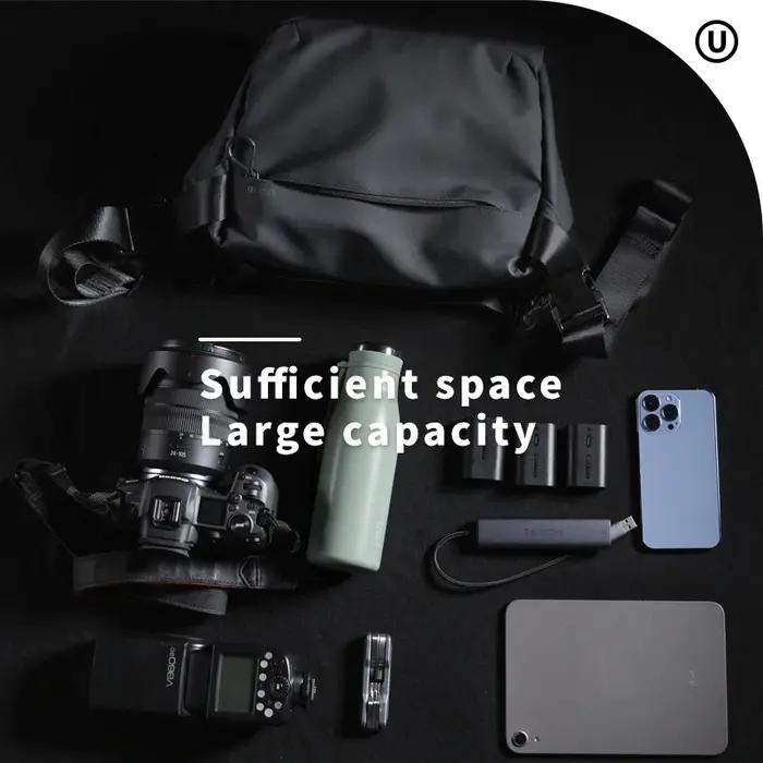 Ulanzi PB008 sac à bandoulière étanche pour appareil photo DSLR, sac de photographie capacité 6L sac