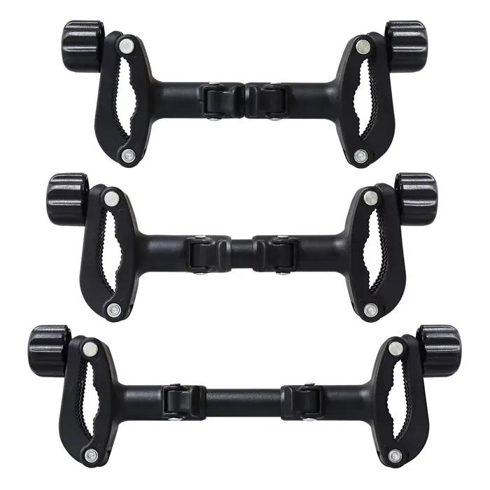 Connecteur de poussette double, adaptateur de landau léger, transforme deux poussettes simples en un