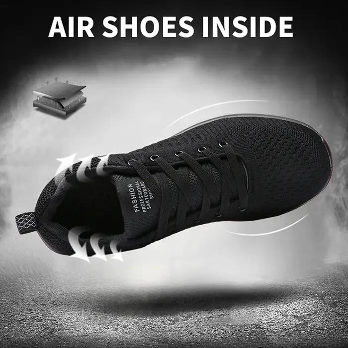 Hommes chaussures de course respirant léger confortable hommes chaussures décontractées Tenis en ple