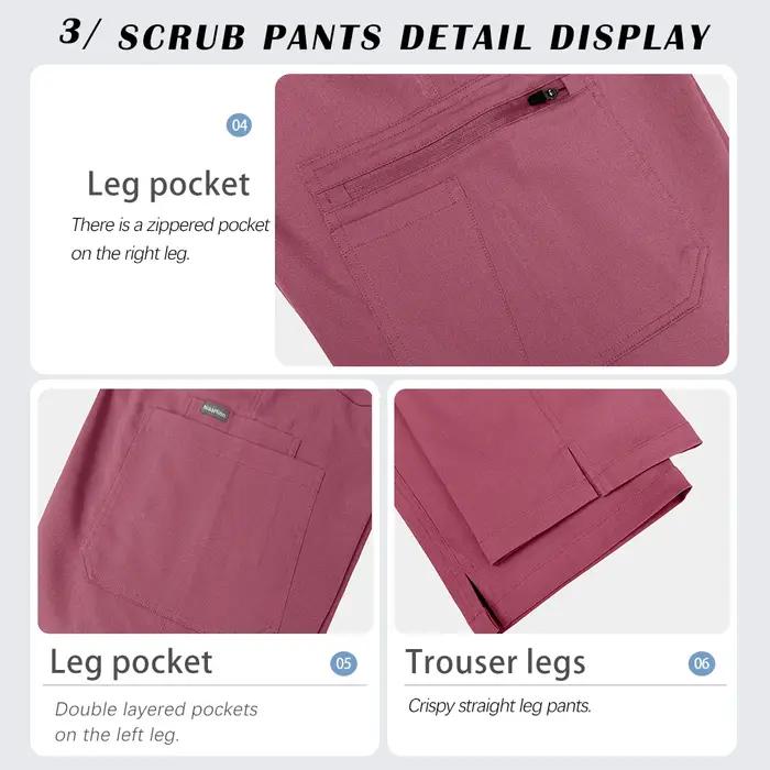 Robe chirurgicale médicale unisexuelle haute performance vêtements de travail pour hôpitaux dentistes et spas de beauté