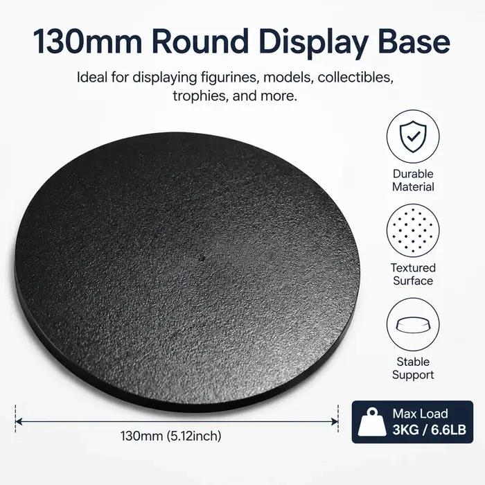 Bases rondes de 130 mm - Bases miniatures pour modèles 40k