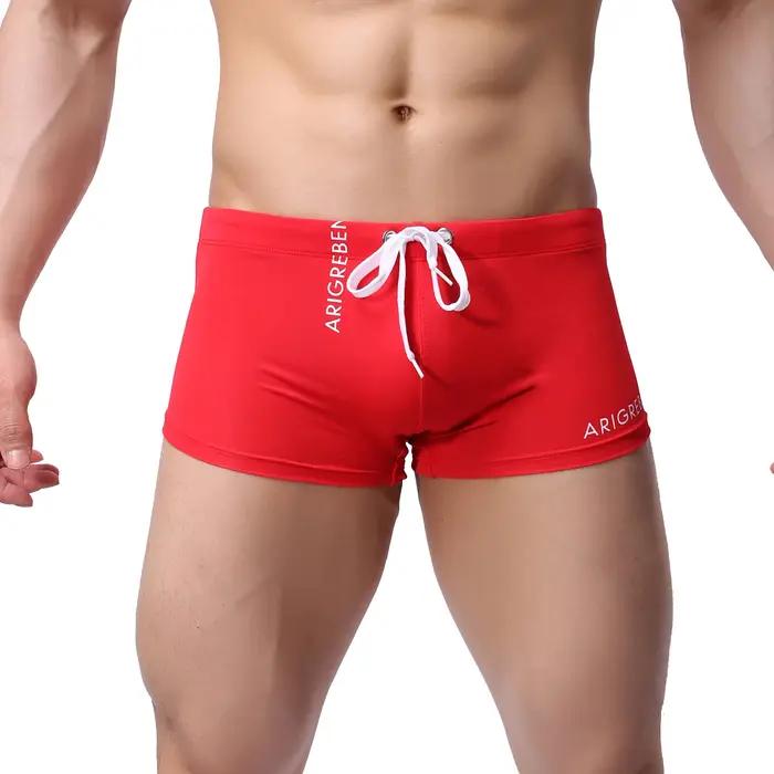 Maillot de bain homme sexy - Short de plage boxer surf - Maillot de bain sungas pour activités nautiques