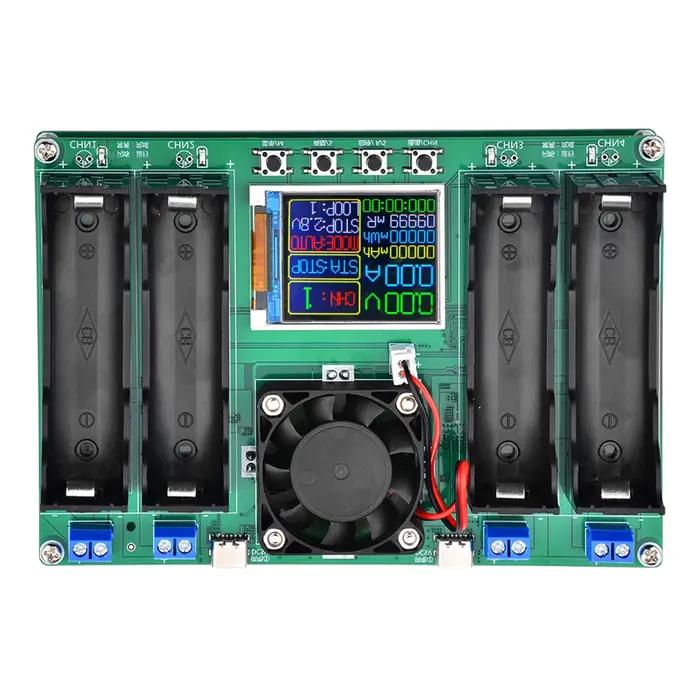 Testeur de capacité de batterie avec écran LCD 2Ch 4CH MAh MWh, détecteur numérique de puissance de