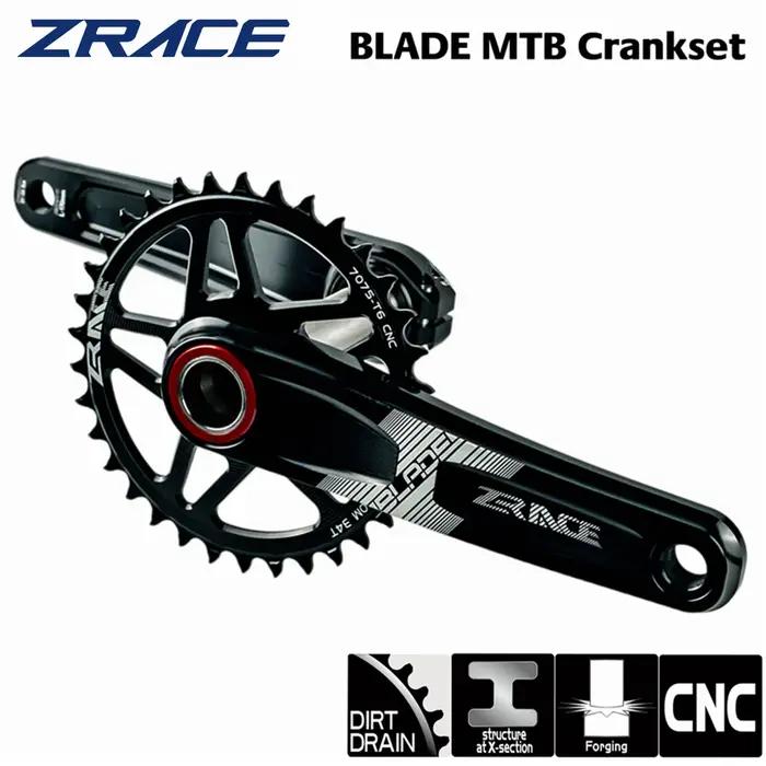 ZRACE BLADE 1x10 11 12 vitesses pédalier dent d'aigle pour vtt XC / TR / AM 170/175mm,32T/34T/36T,BB