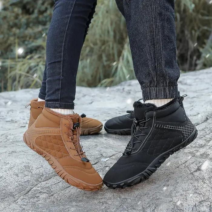 Bottes de randonnée pieds nus d'hiver imperméables minimalistes pour hommes et femmes chaudes
