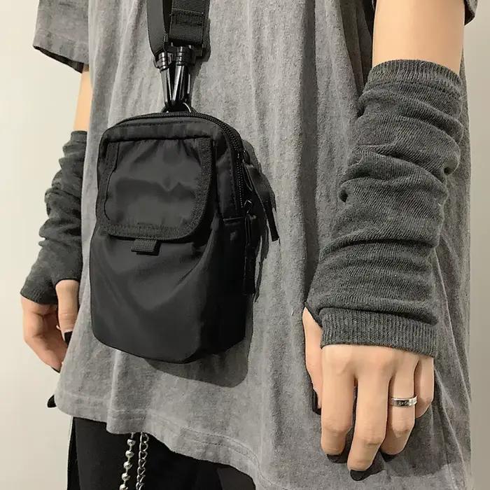 Gants chauds d'hiver à manches longues pour hommes et femmes, mitaines de coude tricotées Hip-Hop à