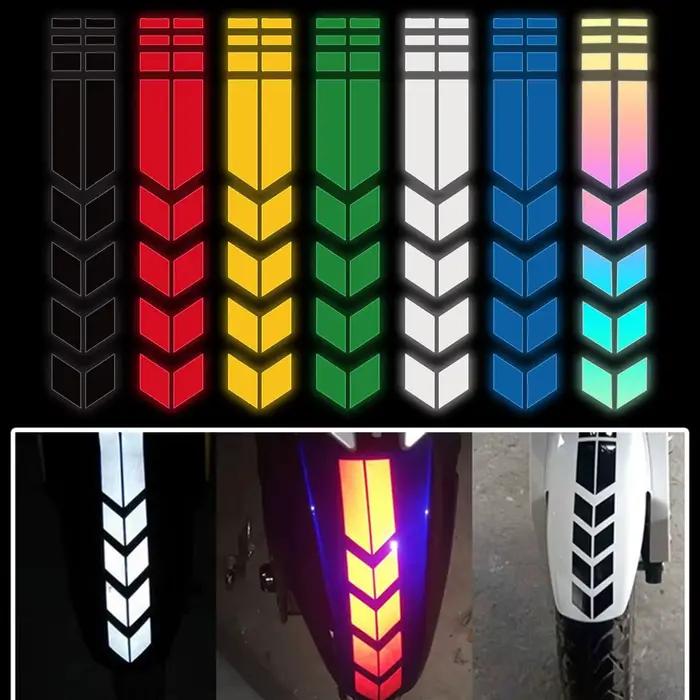 Autocollant universel étanche pour moto avec flèches, pâte flash, degré d'huile, autocollant de coul