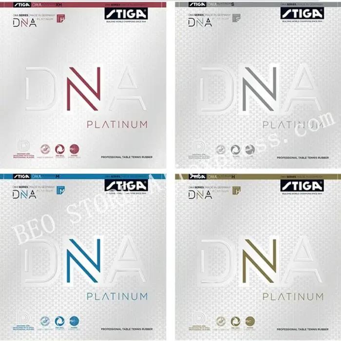 STIGA DNA Platinum M DNA Platinum H/ S/ XH Caoutchouc de tennis de table Pips-in Édition limitée Épo