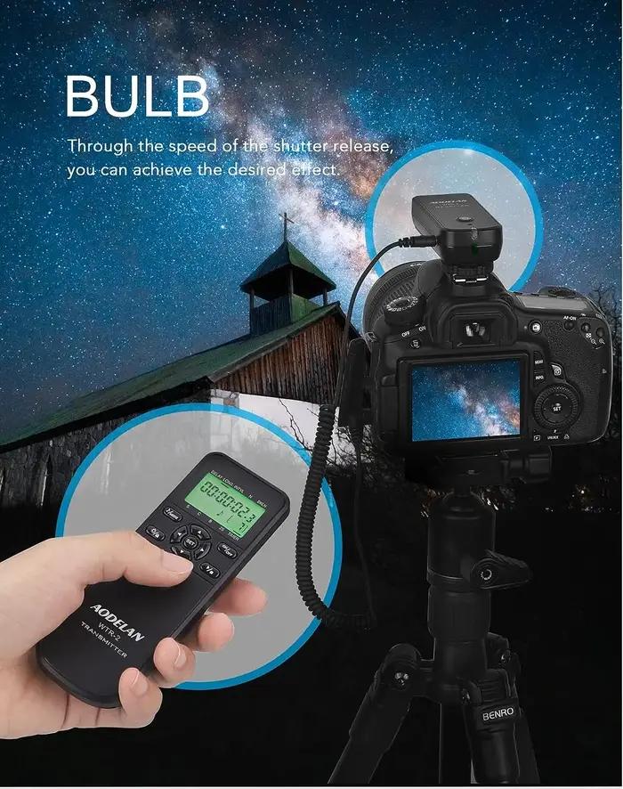 Minuterie de caméra WTR-2, intervalomètre à distance, déclencheur pour Nikon 10 broches Z8 Z9 D6 D5
