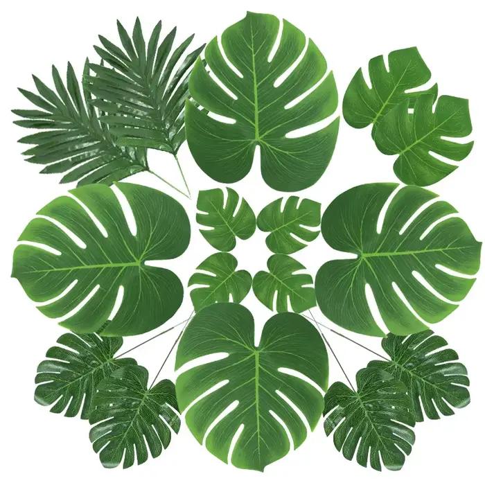 Feuilles de Palmier Tropicales Artificielles, Décoration Rustique de Mariage, Safari dans la Jungle,