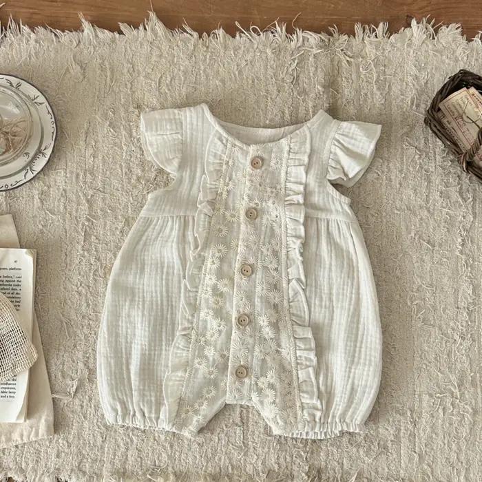 Nouvelle collection d'été : Vêtements pour bébés, barboteuse fine pour garçons et filles, combinaiso