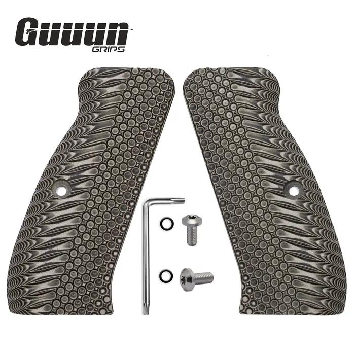Guuun G10 CZ 75 Poignées pour SP-01 CZ pleine grandeur OPS DulBergamo 8 options de documents