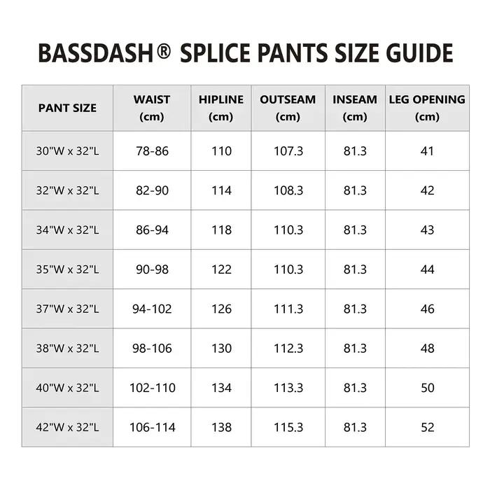 BASSDASH – pantalon de chasse pour hommes, imperméable, imprimé, respirant, Ripstop, camouflage, pêc