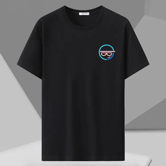 T-shirt imprimé pour hommes, grande taille 110-180kg, ample, manches courtes, hauts surdimensionnés