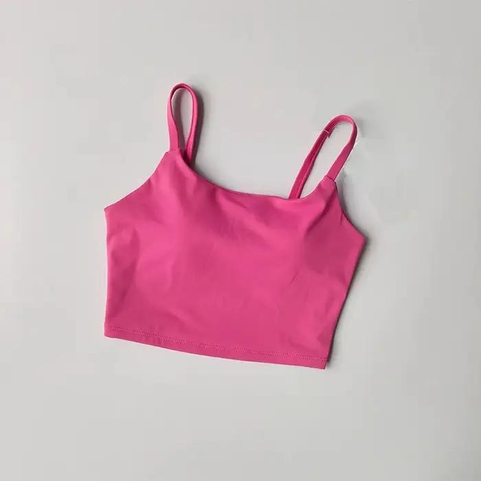 Gilet à bretelles intégré femme sous-vêtements sport soutien-gorge beauté dos fitness