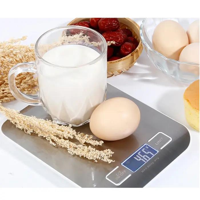 Balance de cuisine numérique électronique portable, haute précision, LCD, café goutte à goutte, pesé