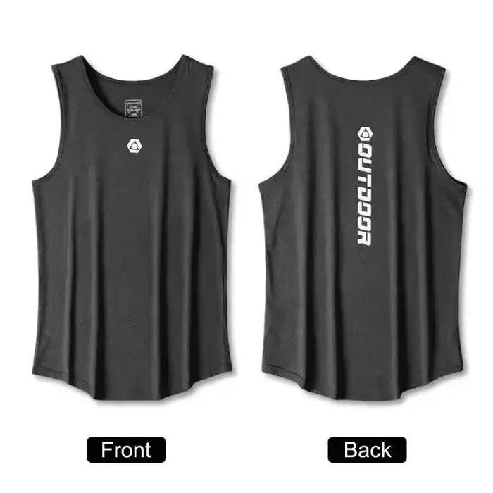 Costume de sport pour hommes - Ensemble deux pièces avec gilet fin et short à séchage rapide