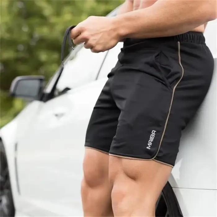 Shorts de sport d'été hommes Fitness pantalons de survêtement musculation pantalons courts hommes gy