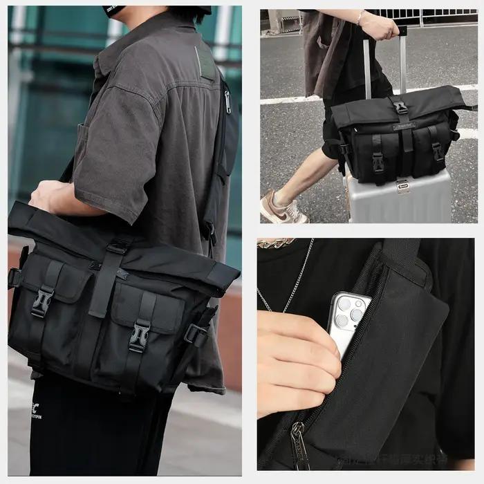 Tigernu mode sacs à bandoulière pour hommes sacs à bandoulière mâle sacs extensibles 13.3 pouces poc