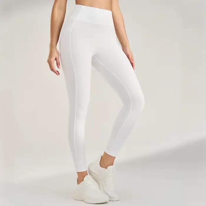Pantalon de yoga taille haute pour femme, leggings commandés, pantalon de survêtement, pantalon long