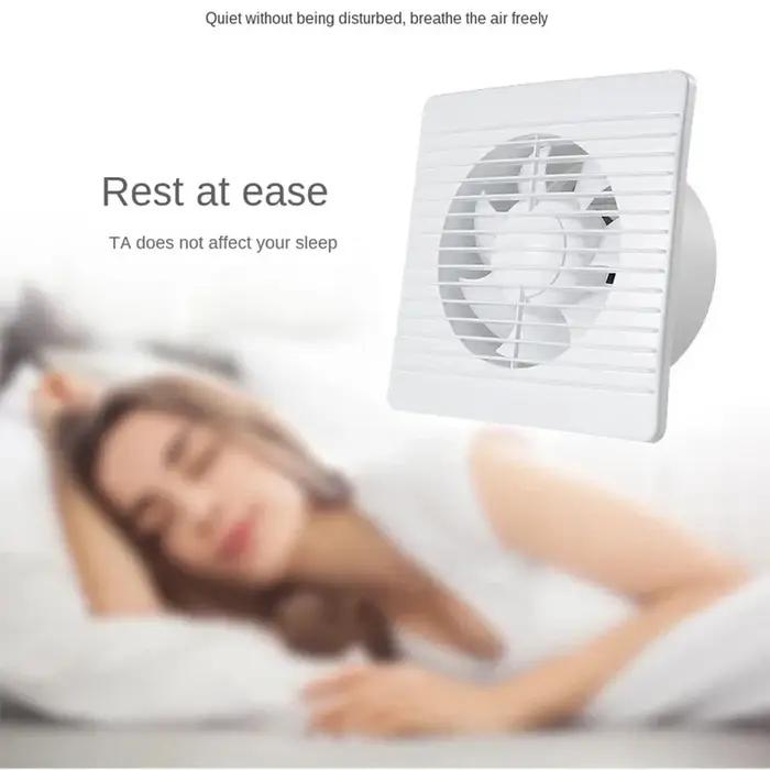 4 "6" 8 "ventilateur d'échappement toilette puissant ventilateur d'échappement muet ventilateur d'éc