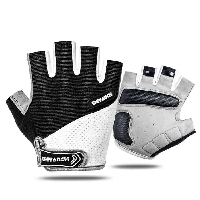 Gants de cyclisme respirants demi-doigts pour hommes et femmes, gants de vélo coordonnants, gants de