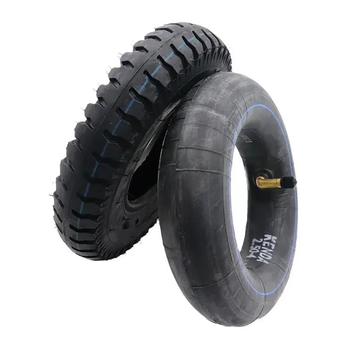 Pneu pneumatique 2.50-4 "2.50-4 et chambre à air pour accessoires de roue de vélo de Scooter électri