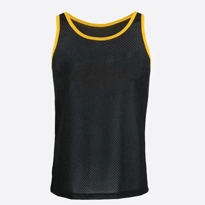 Débardeur de gymnastique d'été pour hommes, vêtements d'entraînement de Fitness, chemise ample sans