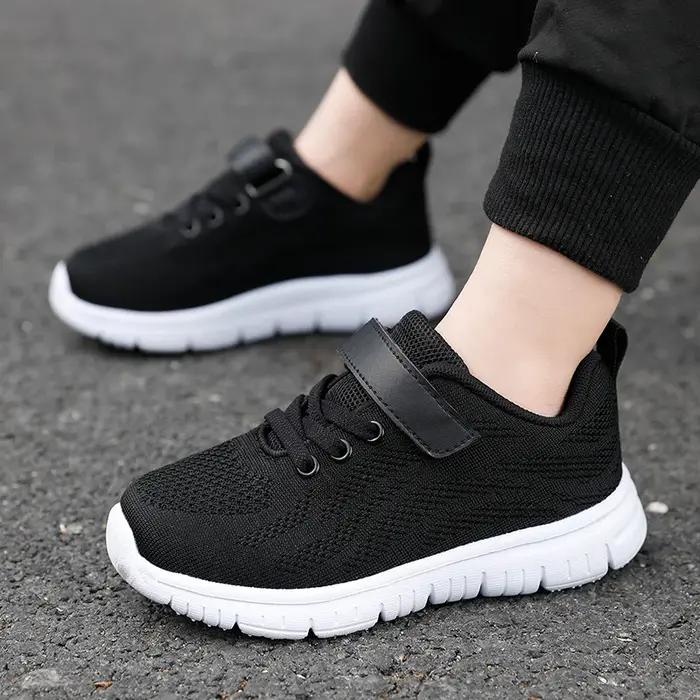 Baskets en maille respirantes pour enfants, chaussures de course, sports de plein air, décontracté,