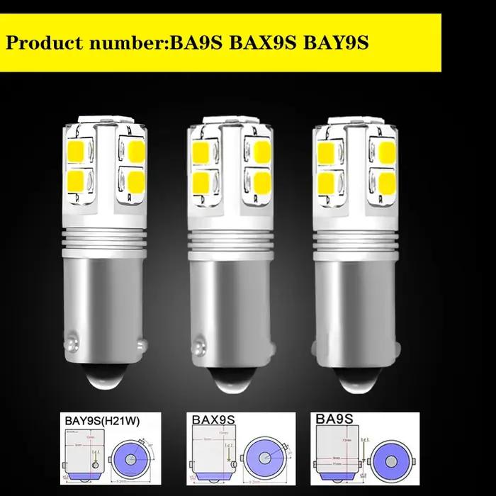 IJDM-Feux de voiture Canbus BA9S, BAX9S, BAY9S, LED pour les barrage de la voiture ou les feux de st
