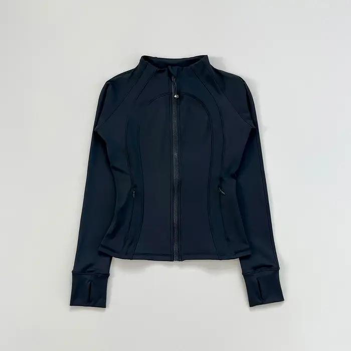 Veste de sport en tricot multicolore pour femmes, haut décontracté à manches longues, vêtements d'ex