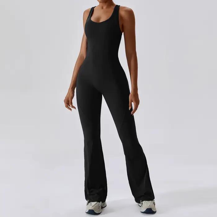 Femmes formation Yoga costume vêtements de sport ensemble de gymnastique femmes 1 pièces combinaison