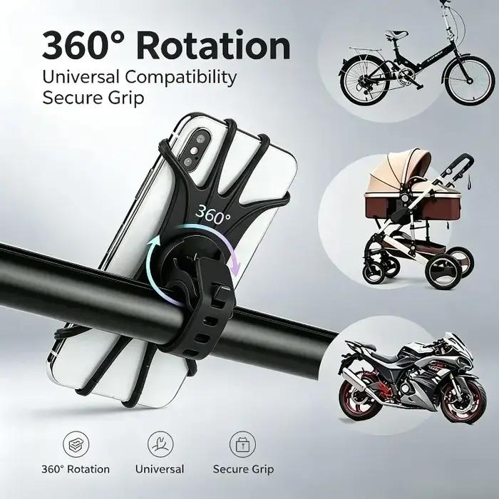Support de téléphone pour vélo, support de téléphone portable pour moto, adapté à divers modèles de téléphones