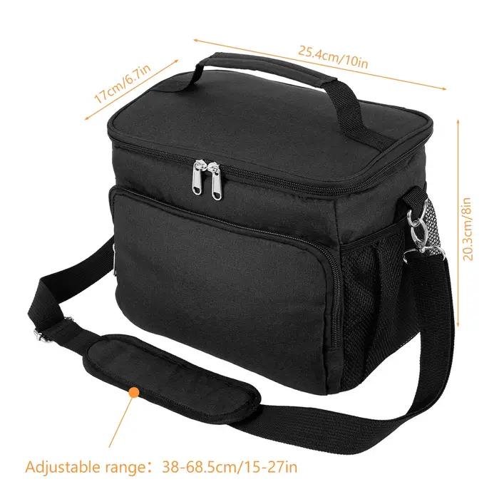 Sac à déjeuner isolé pour femmes et hommes, grand sac isotherme, boîte à déjeuner réutilisable, rési