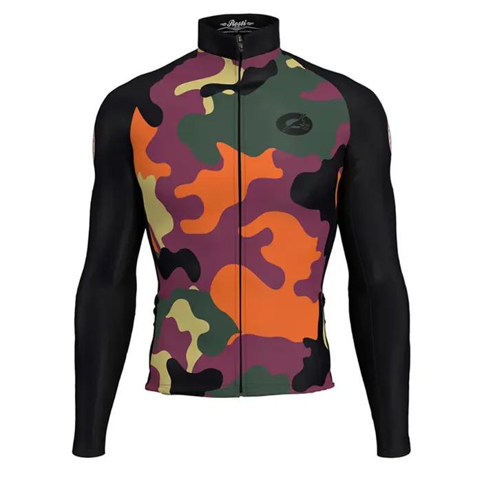 Rosti hiver cyclisme à manches longues thermique polaire vestes chaudes Traje Ciclismo Hombre Motocr