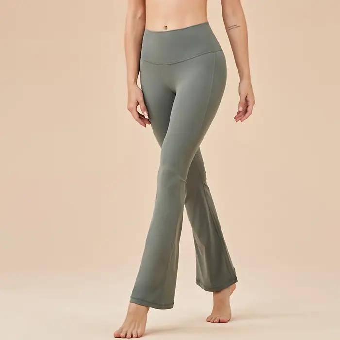 SOISOU – pantalons de sport pour femmes, Leggings de Yoga, bas à cloche, serrés, élastiques, respira