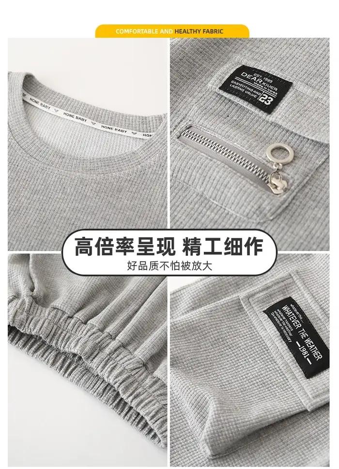 T-Shirt + short 2 pièces ensemble été enfants garçons lettre impression nouveaux enfants adolescent