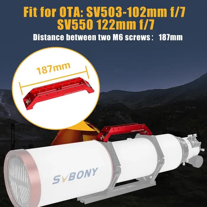 Svbony SV211 203 mm guidon pour télescope SV503 102 mm et SV550 122 mm OTA