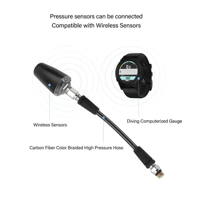 Tuyau haute pression pour plongée sous-marine Sochi, flexible et sûr, tissé en fibre de carbone, pro